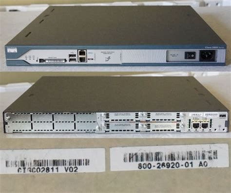 Cisco 2811 slots de memória